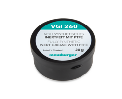 Fully synthetic inert grease with PTFE, usable up to 260 °C