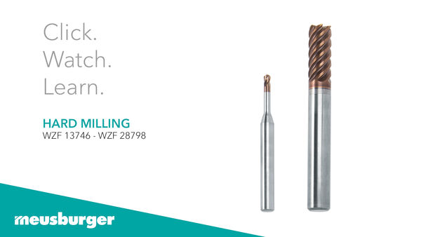 特长型硬加工用硬质合金精铣刀milling Cutters Wzf Meusburger